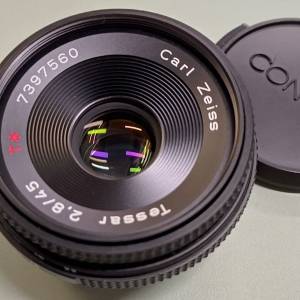 Contax Carl Zeiss Tessar 45mm f2.8 T*
