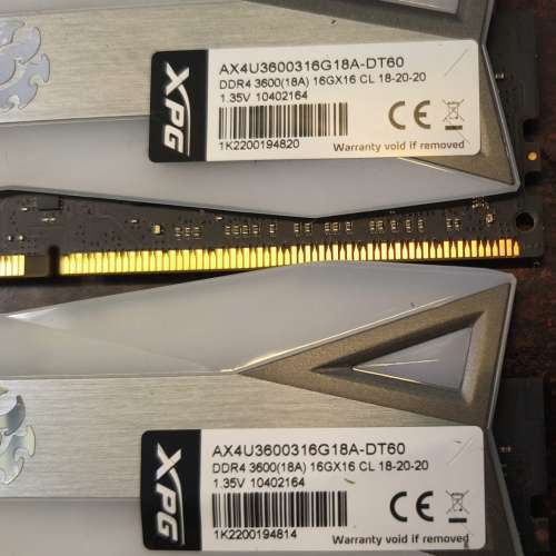 ADATA 32GB Kit AX4U3600316G18A-DT60 XPG SPECTRIX D60G DDR4 3600MHz (2x16GB)