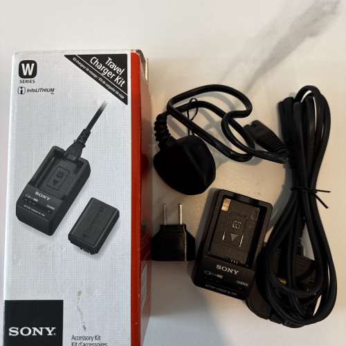 Sony W Series ACC-TRW travel charger for NP-FW50 旅行充電器套裝