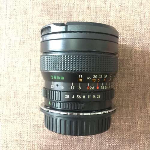 Chinon 28mm f2.8 M42 Lens