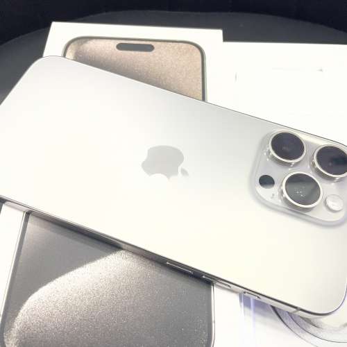 99%New iPhone 15 Pro Max 1TB 原色 香港行貨 電池87% 有配件 自用首選超值