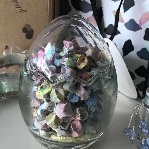蛋形樽 迷你玻璃瓶吊飾 摺紙 包裝用品