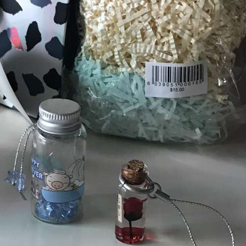 蛋形樽 迷你玻璃瓶吊飾 摺紙 包裝用品