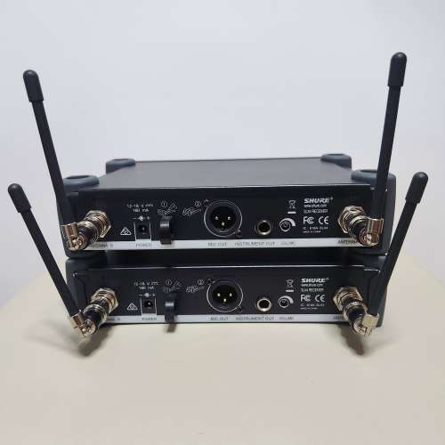 原裝 Shure SLX4-P4 SM58專業無線咪Mic Wireless Microphone卡拉ok 兩套