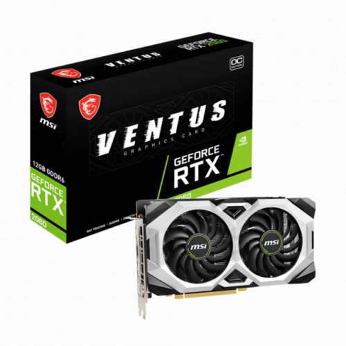 MSI GeForce RTX&trade; 2060 VENTUS  12GB GDDR6   OC ,全新, 閒置無用過, 有盒