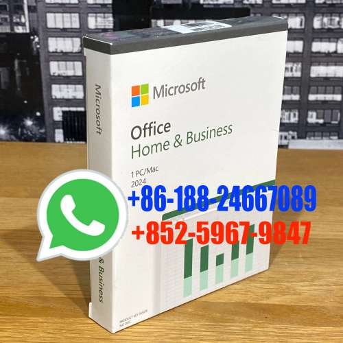 Office 2024 Home and Business Retail Box DVD/USB Box Full Package
