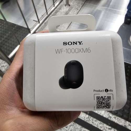 100% 全新 Sony WF-1000XM6 真無線藍牙耳機 (黑色) (Sony Store購入 / 可官網登記多...
