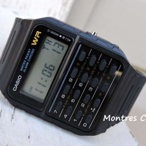Montres Company 香港註冊公司(33年老店) 卡西歐 CASIO Data Bank 計數機 五年電池...