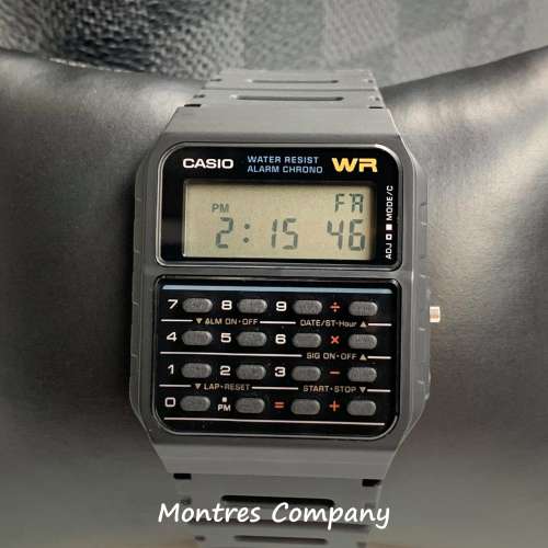 Montres Company 香港註冊公司(33年老店) 卡西歐 CASIO Data Bank 計數機 五年電池...