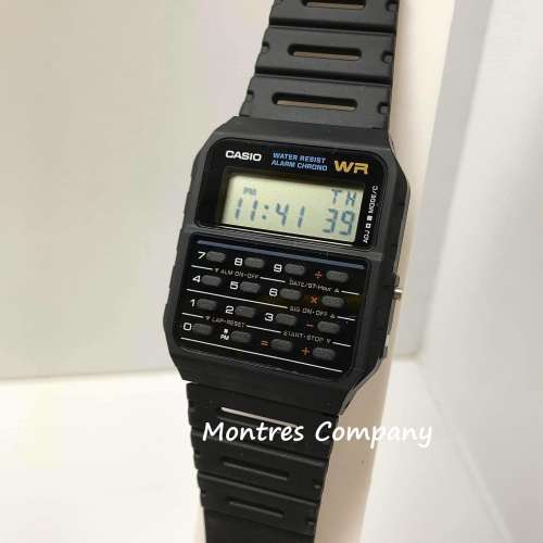 Montres Company 香港註冊公司(33年老店) 卡西歐 CASIO Data Bank 計數機 五年電池...