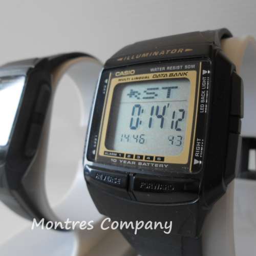 Montres Company 香港註冊公司(33年老店) 卡西歐 CASIO Data Bank 備忘錄 十年電池...