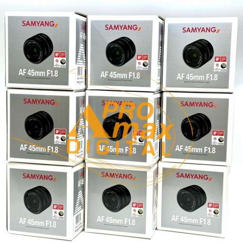 全新現貨✅ Samyang AF 45mm F1.8 FE Full Frame Standard Lens for Sony E (水貨)