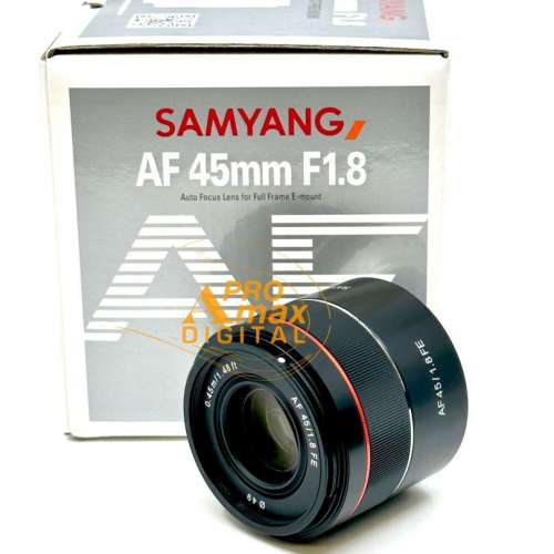 全新現貨✅ Samyang AF 45mm F1.8 FE Full Frame Standard Lens for Sony E (水貨)
