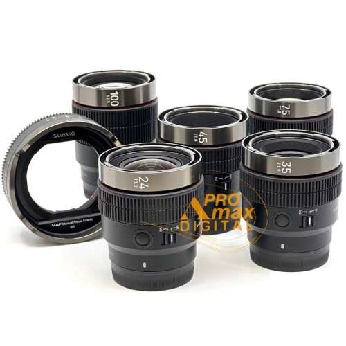 全新現貨✅Samyang V-AF 20mm 24mm 35mm 45mm 75mm T1.9 100mm T2.3 FE for Sony E ...