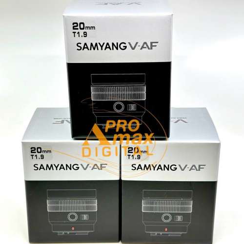 全新現貨✅Samyang V-AF 20mm 24mm 35mm 45mm 75mm T1.9 100mm T2.3 FE for Sony E ...
