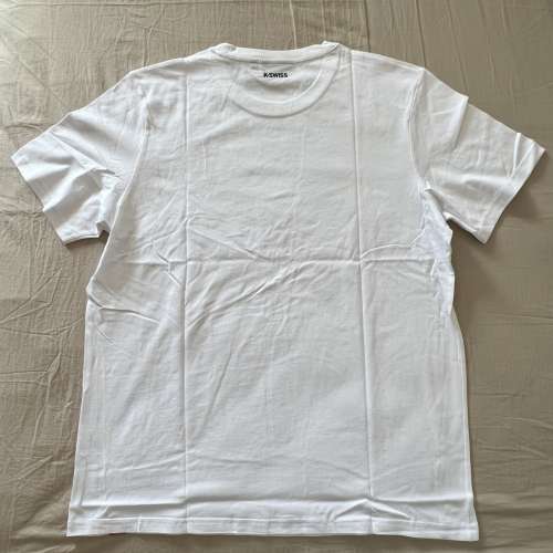全新 K&bull;SWISS 白色T恤