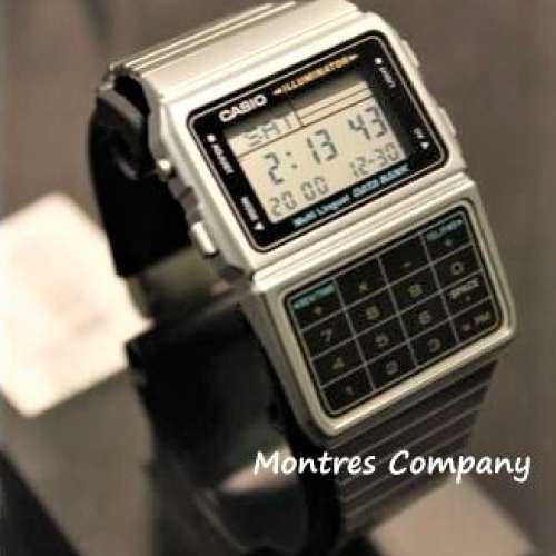 Montres Company 香港註冊公司(33年老店) 卡西歐 CASIO Data Bank 不鏽鋼錶帶 DBC-...