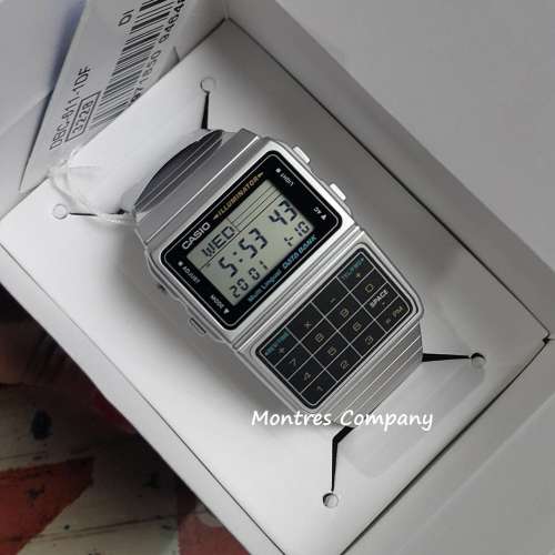 Montres Company 香港註冊公司(33年老店) 卡西歐 CASIO Data Bank 不鏽鋼錶帶 DBC-...