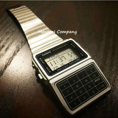 Montres Company 香港註冊公司(33年老店) 卡西歐 CASIO Data Bank 不鏽鋼錶帶 DBC-...
