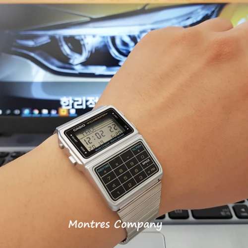 Montres Company 香港註冊公司(33年老店) 卡西歐 CASIO Data Bank 不鏽鋼錶帶 DBC-...