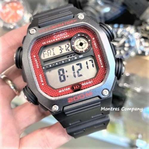 Montres Company 香港註冊公司 (33年老店) 卡西歐 CASIO 十年電池壽命 DW-291H-1B 2...
