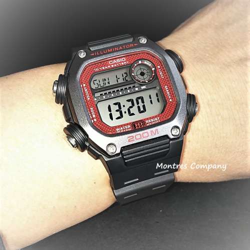 Montres Company 香港註冊公司 (33年老店) 卡西歐 CASIO 十年電池壽命 DW-291H-1B 2...