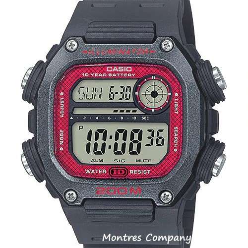 Montres Company 香港註冊公司 (33年老店) 卡西歐 CASIO 十年電池壽命 DW-291H-1B 2...