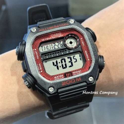 Montres Company 香港註冊公司 (33年老店) 卡西歐 CASIO 十年電池壽命 DW-291H-1B 2...