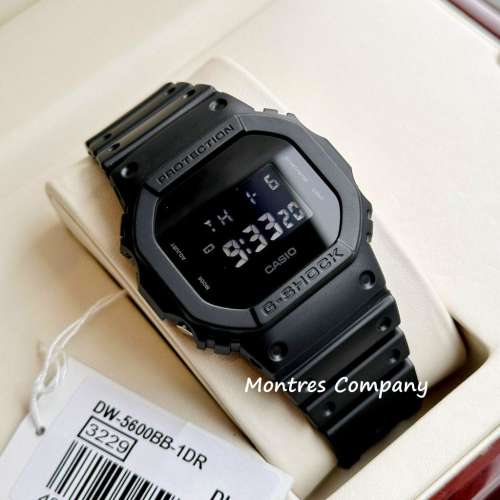 Montres Company 香港註冊公司(33年老店) 卡西歐 CASIO G-Shock DW-5600BB-1 方形 ...
