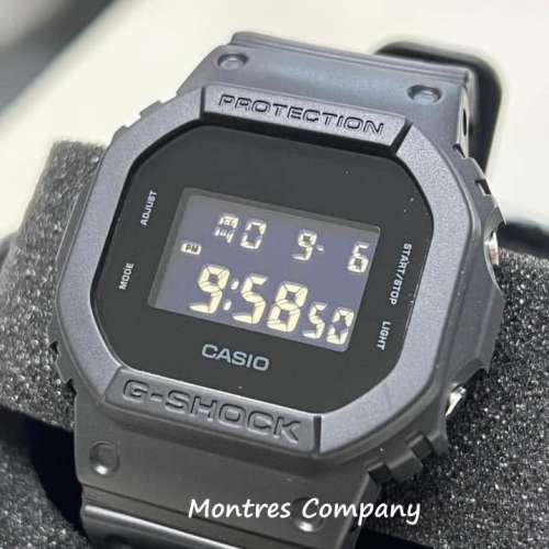 Montres Company 香港註冊公司(33年老店) 卡西歐 CASIO G-Shock DW-5600BB-1 方形 ...