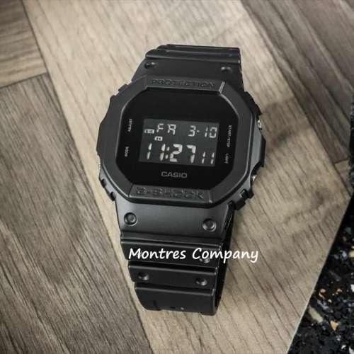 Montres Company 香港註冊公司(33年老店) 卡西歐 CASIO G-Shock DW-5600BB-1 方形 ...