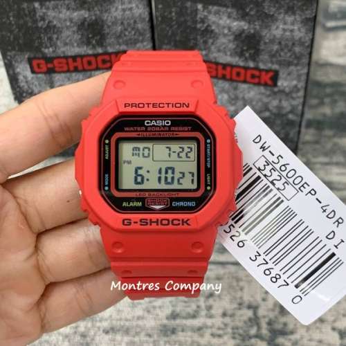 Montres Company 香港註冊公司 (33年老店) 卡西歐 CASIO G-SHOCK DW-5600EP-4 防震 ...