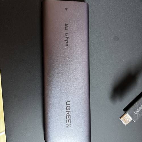 【近全新 99%健康】Kingston 1TB NVMe SSD + UGREEN 20Gbps 硬盤盒 套裝