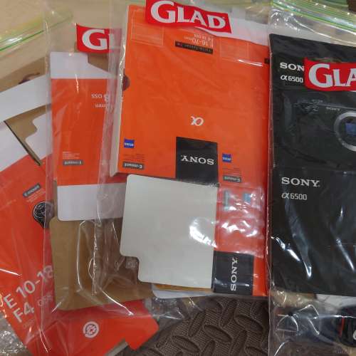 SONY 相機連五個鏡頭 a6500/sel1670z/sel1018/sel50f18/sel30m35/selp1650