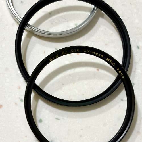 Hoya HD 67mm, kenko 58mm mc silver rim, B+W 62mm mrc filters