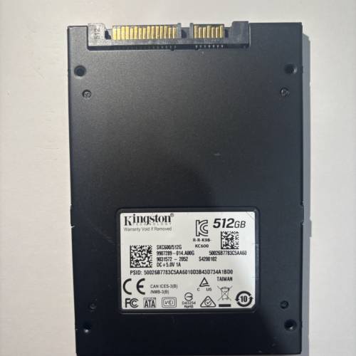 Kingston KC600 512GB 2.5&rdquo; SATA SSD