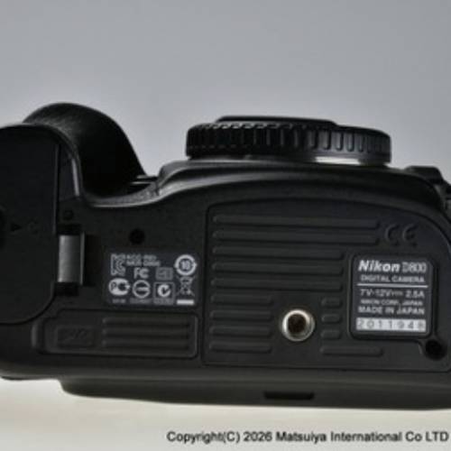 近乎完好 * 尼康 D800 3630 万像素数码相机机身快门计数 3529