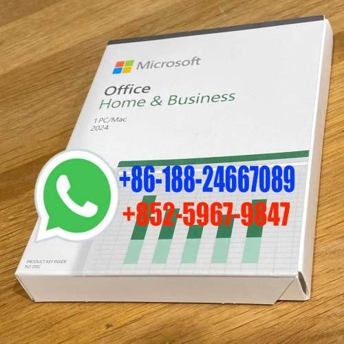 Office 2021 Home and Business Retail Box Mac Bind Key Pack Box Full Package
