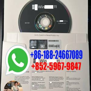 Windows Win 11 Professional Pro OEM 64bit DVD Physical Packaging Sealed Box Dvd