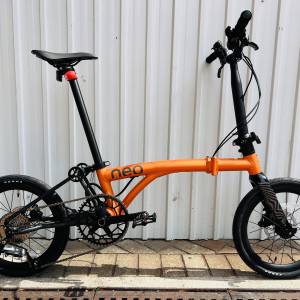 (靚價 橙色 同 限定櫻花粉色) 2026  新款 JAVA NEO 9速/12速電變 油剎桶軸 16吋349 ...