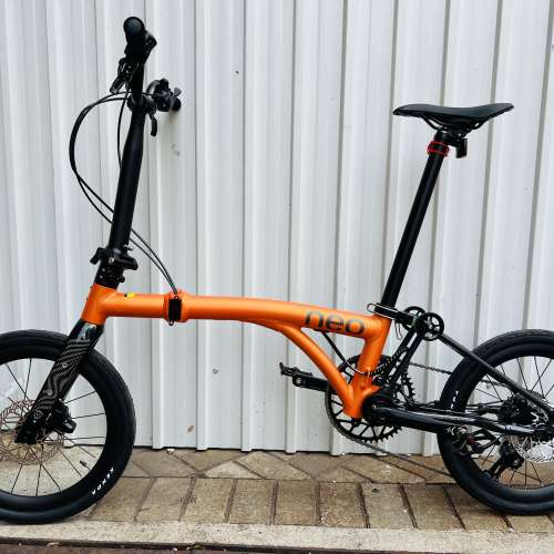 (靚價 橙色 同 限定櫻花粉色) 2026  新款 JAVA NEO 9速/12速電變 油剎桶軸 16吋349 ...