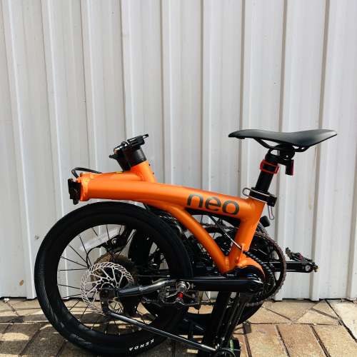 (靚價 橙色 同 限定櫻花粉色) 2026  新款 JAVA NEO 9速/12速電變 油剎桶軸 16吋349 ...