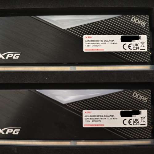 ADATA DDR5 32GB (16GB x 2) 6000 C30