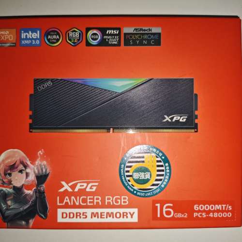 ADATA DDR5 32GB (16GB x 2) 6000 C30