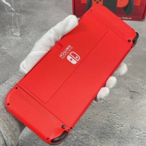 任天堂 Switch 64GB OLED Mario 红色游戏机 1 天发货完好翻新
