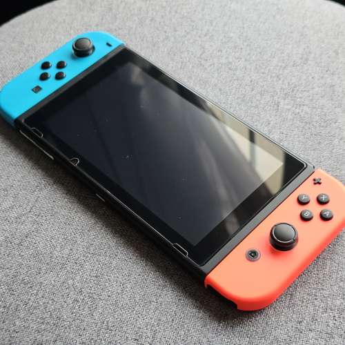 Nintendo Switch 1 主機+RingFit遊戲, 連配件, 95%新
