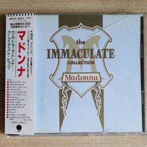 Madonna麥當娜Immaculate collection日版CD  (精選)