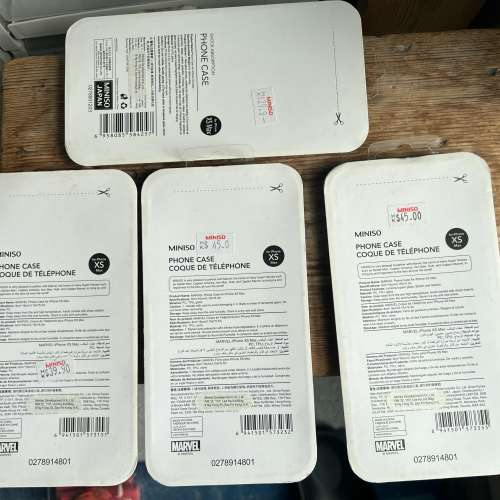全新 Apple iPhone XS Max Miniso Marvel iPhone 手機殼 保護殼 清屋出售 HK$60.00...