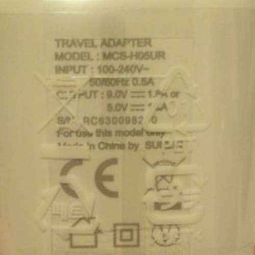 原裝LG快叉Charger(非高仿) 火牛Travel Adapter充電器