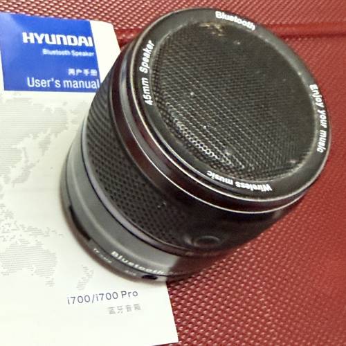 鏡頭型藍牙喇叭 、可接電話及細card 播歌，